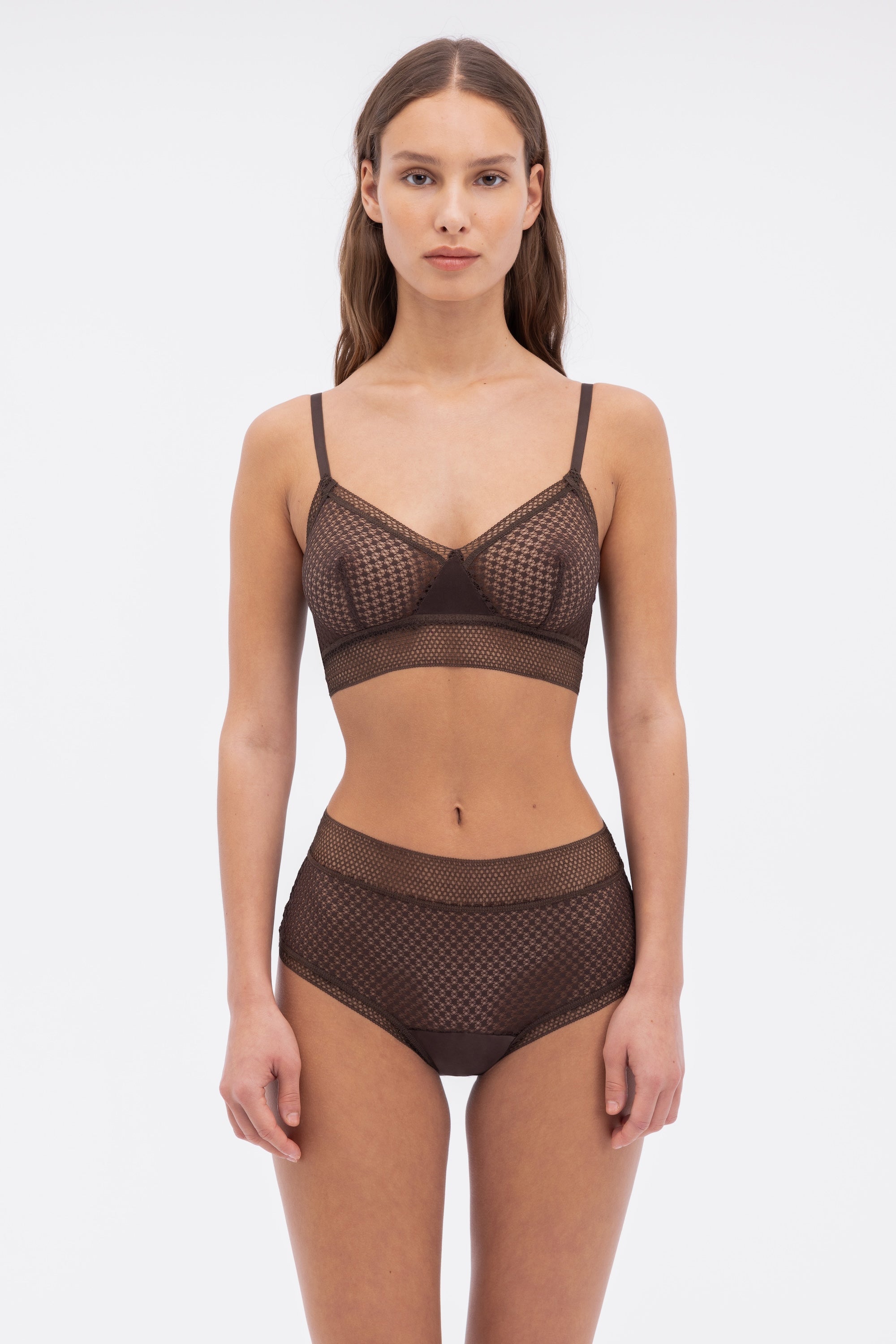 Bella High Waist Brief | Turkish Coffee