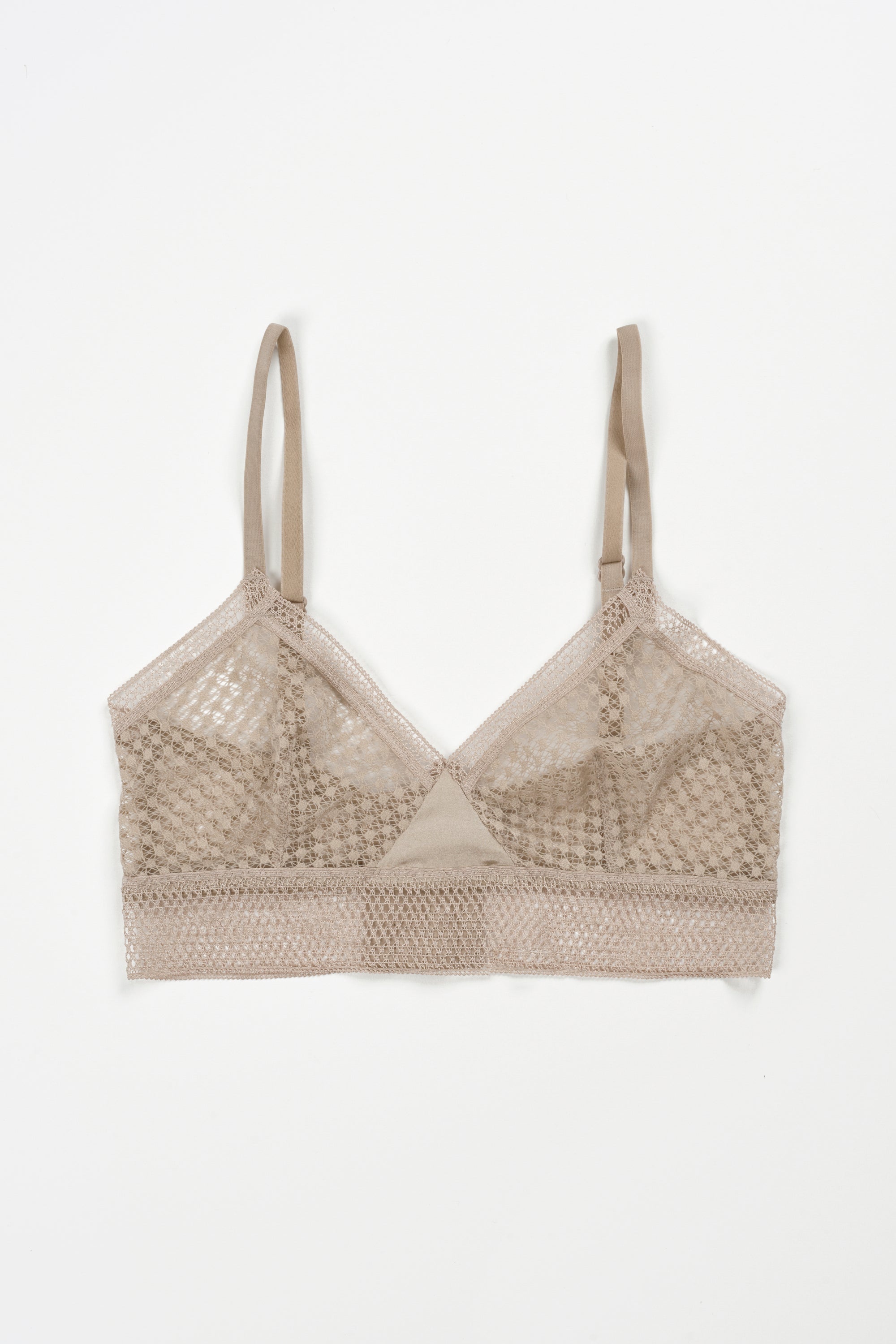 Bella Soft Cup Triangle Bra | Oat Milk