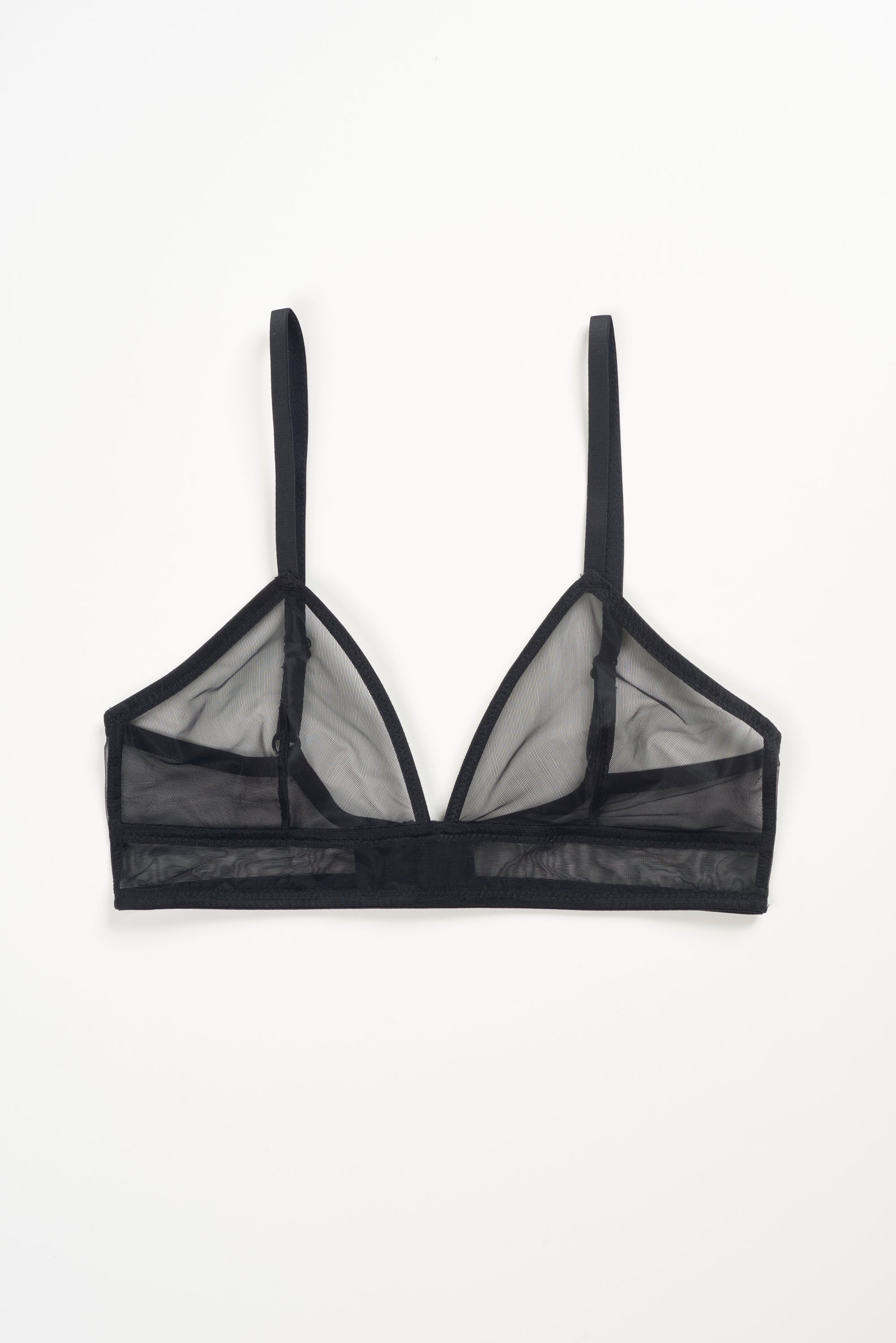 Bare Minimal Soft Triangle Bra | Black