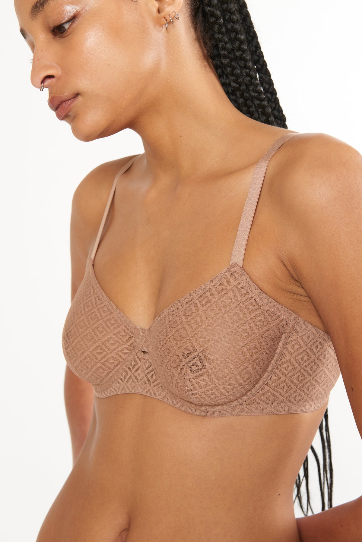 Betty Underwire Full Cup Bra | Bronze