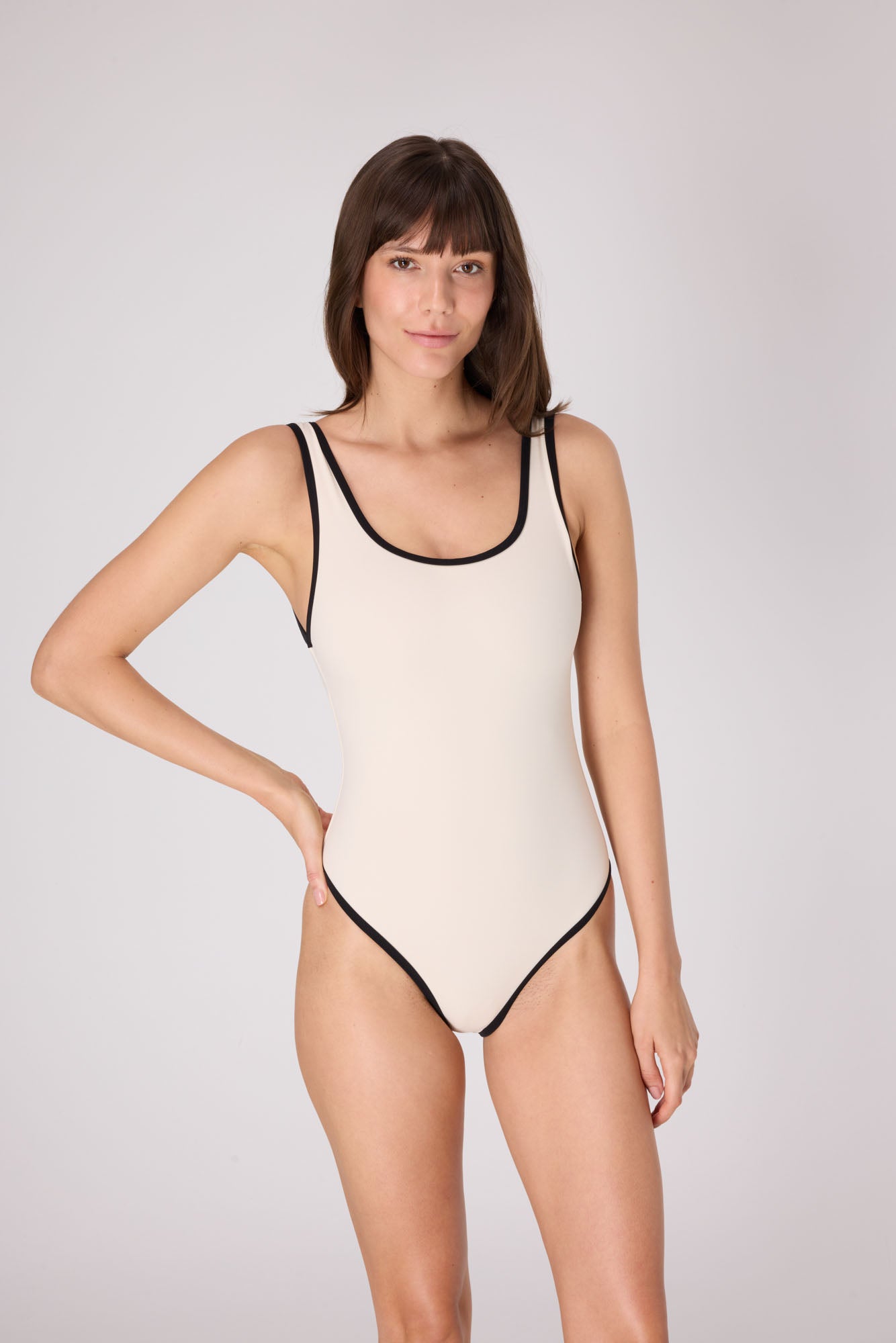 Sandra One Piece Suit | Cream