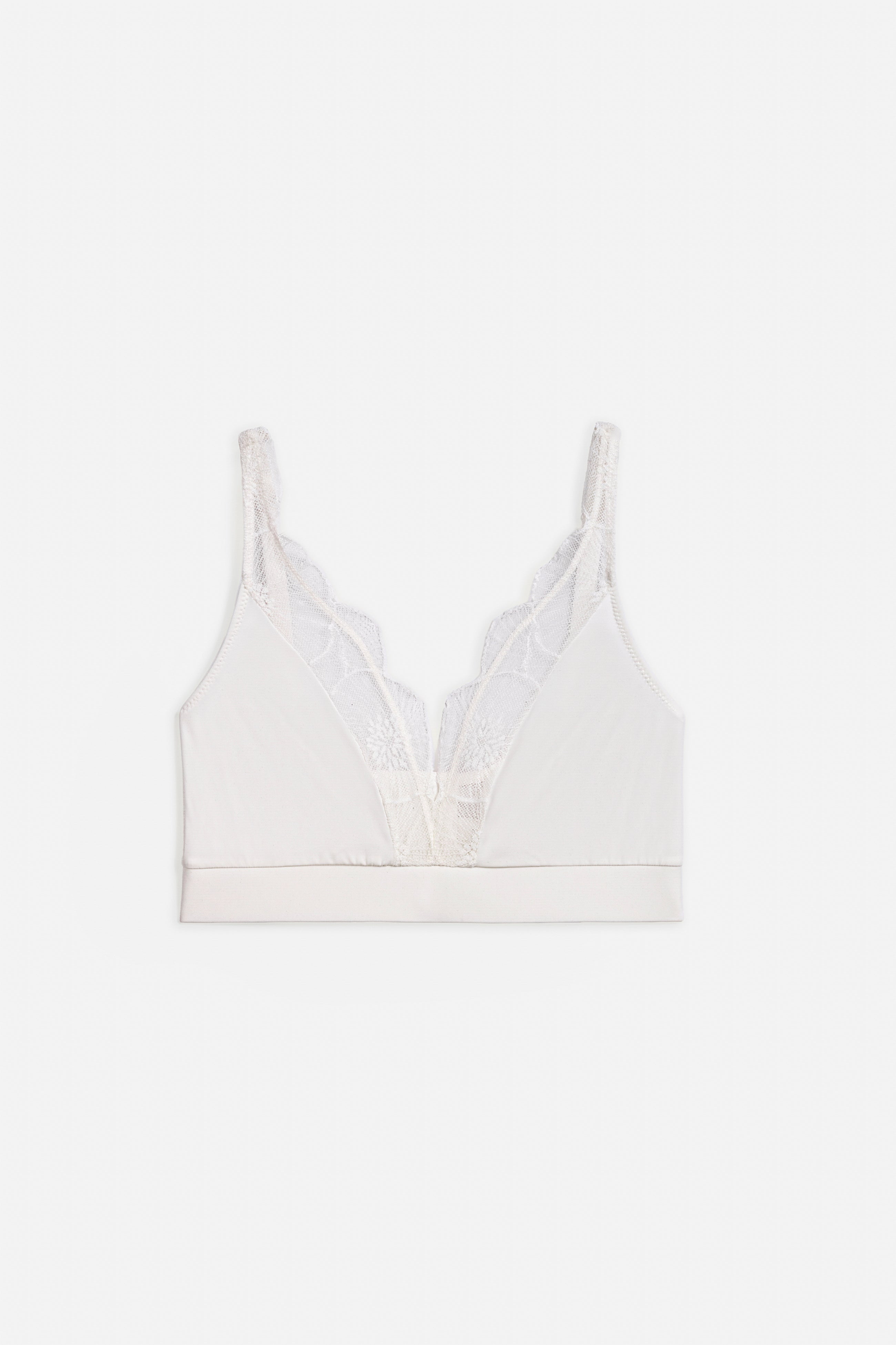 Anemone Soft High Apex Bra | Ivory