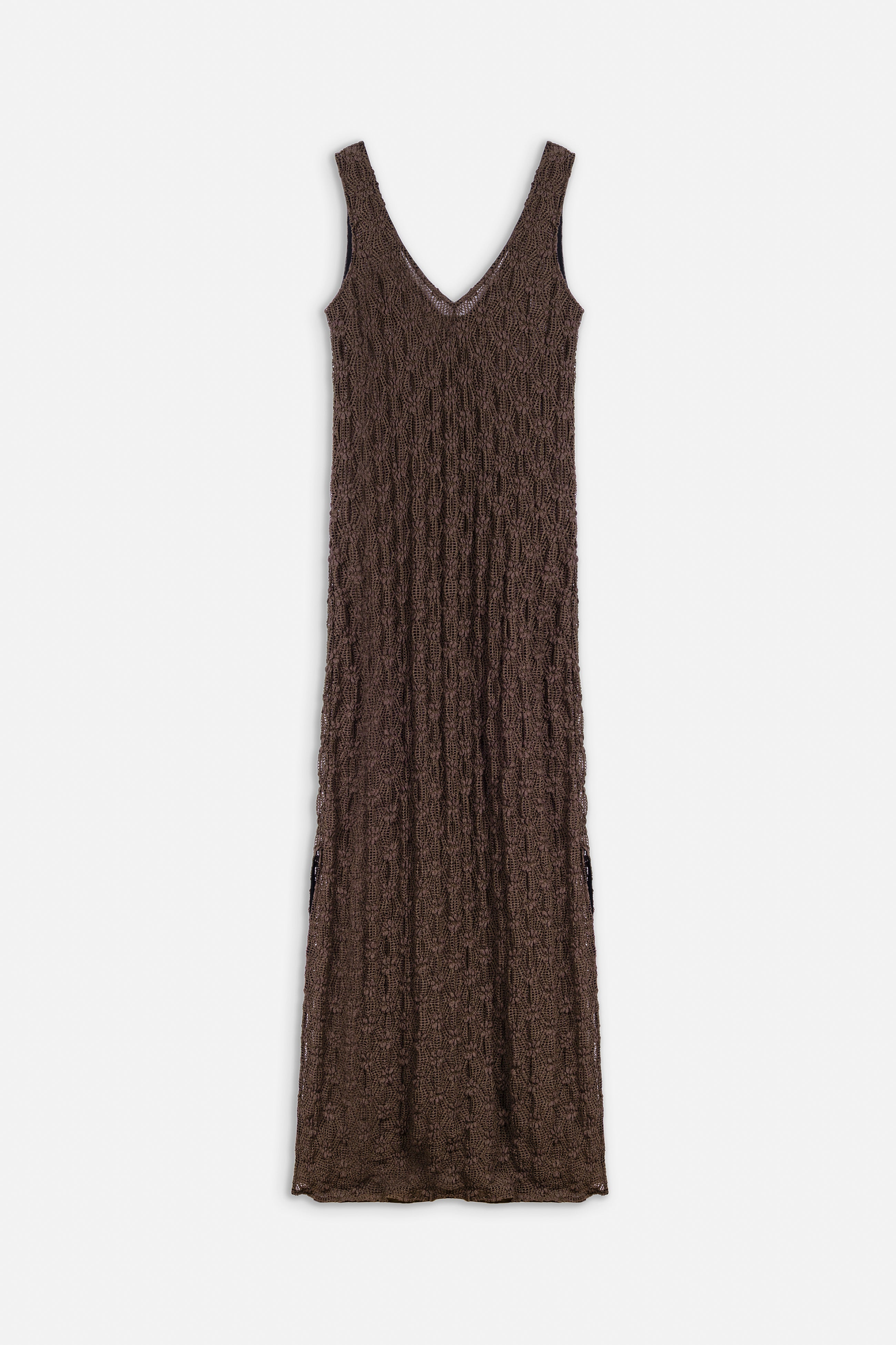 Handloom Maxi Dress | Choco
