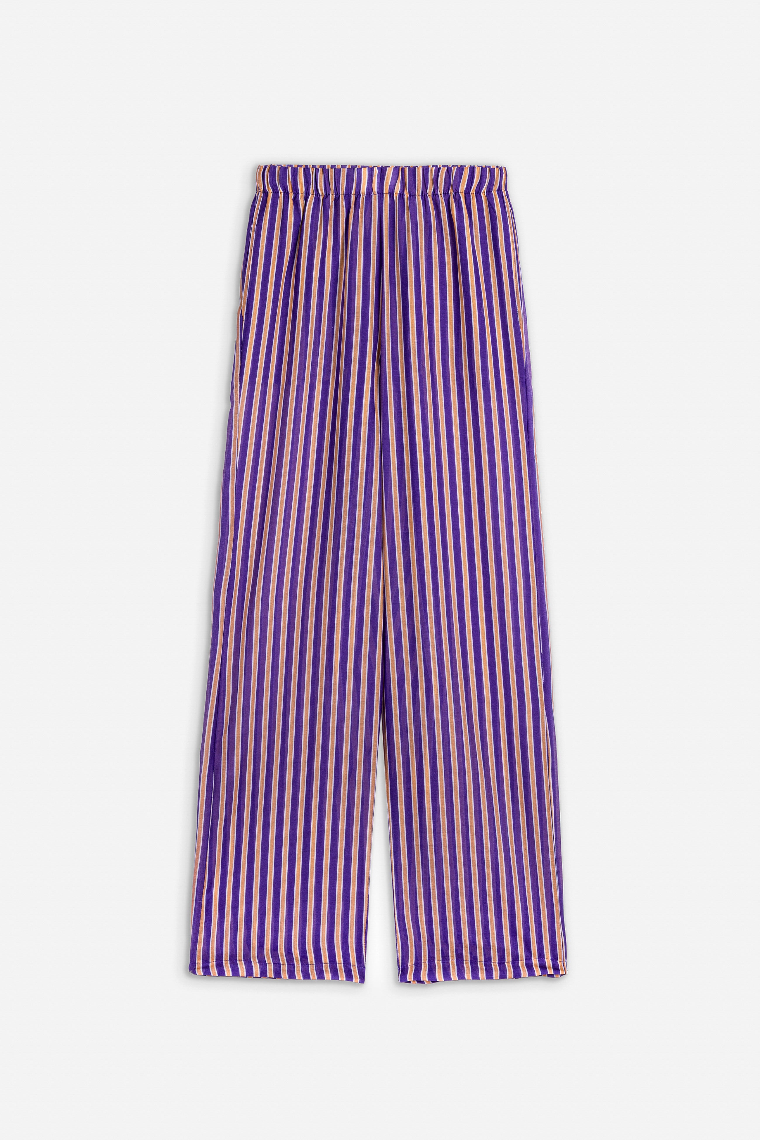 Porto Relaxed Pants | Iris / Persimmon
