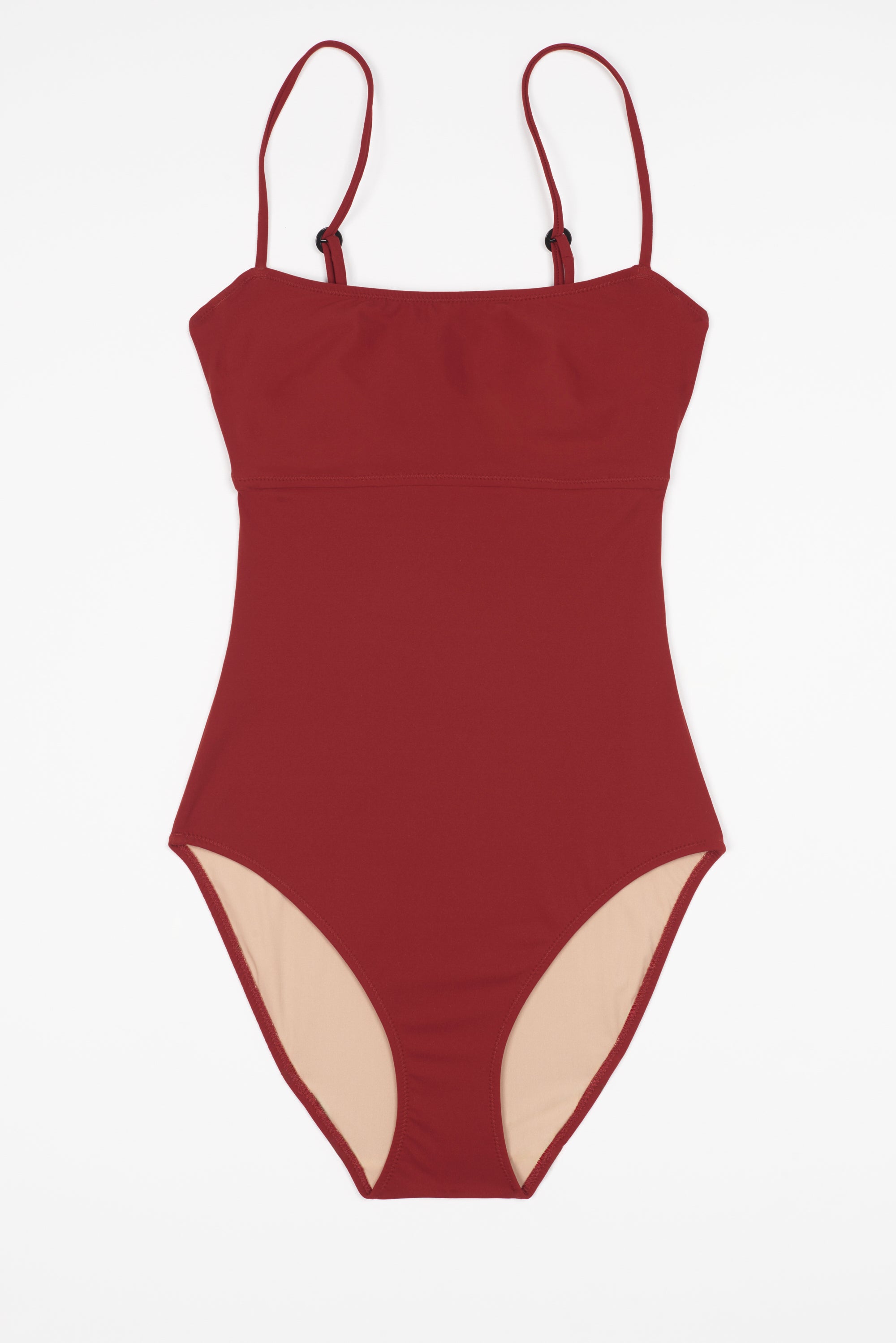 Essential U/W Cut Out One Piece Suit | Crimson
