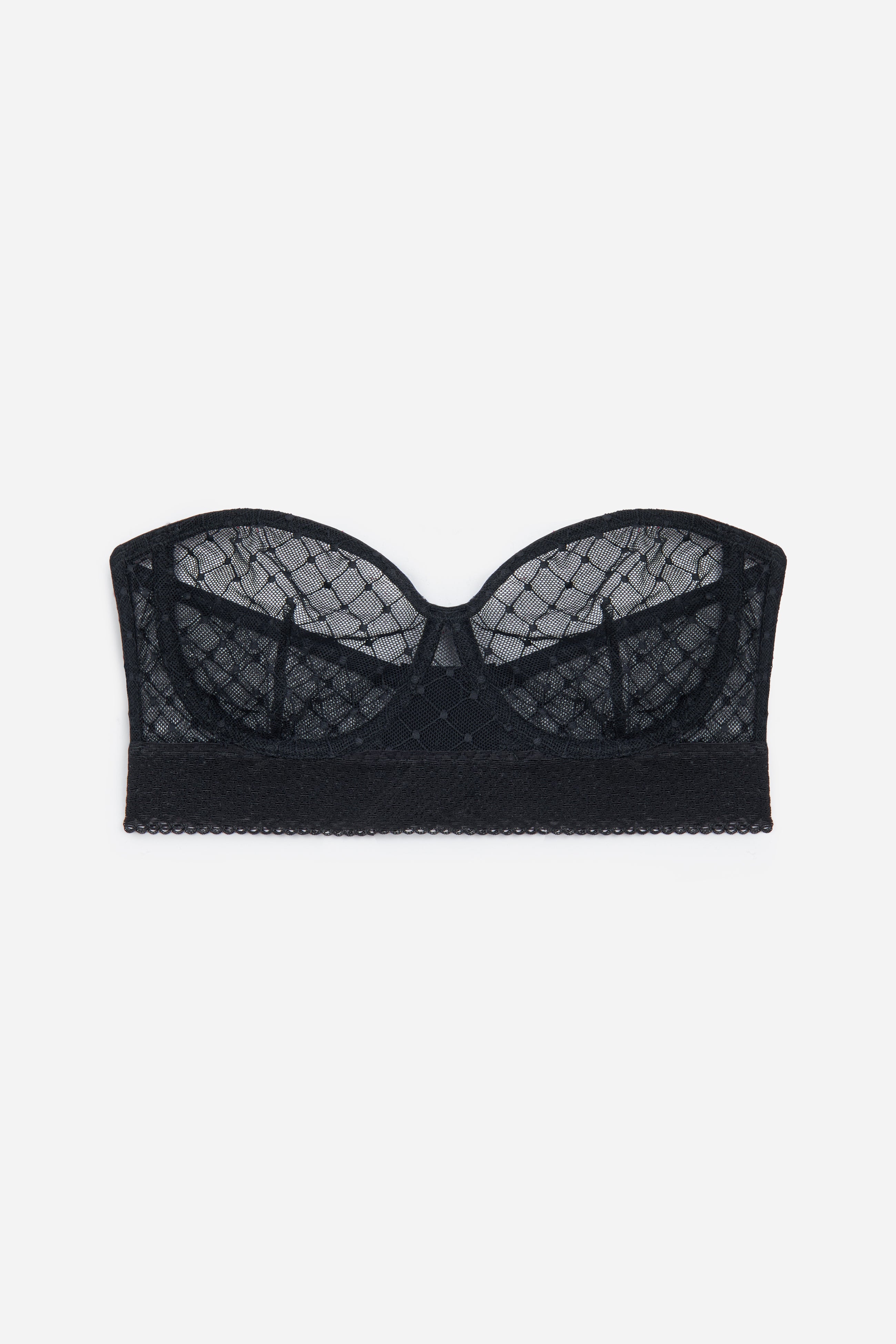 Cosmo Underwire Strapless Bra | Black