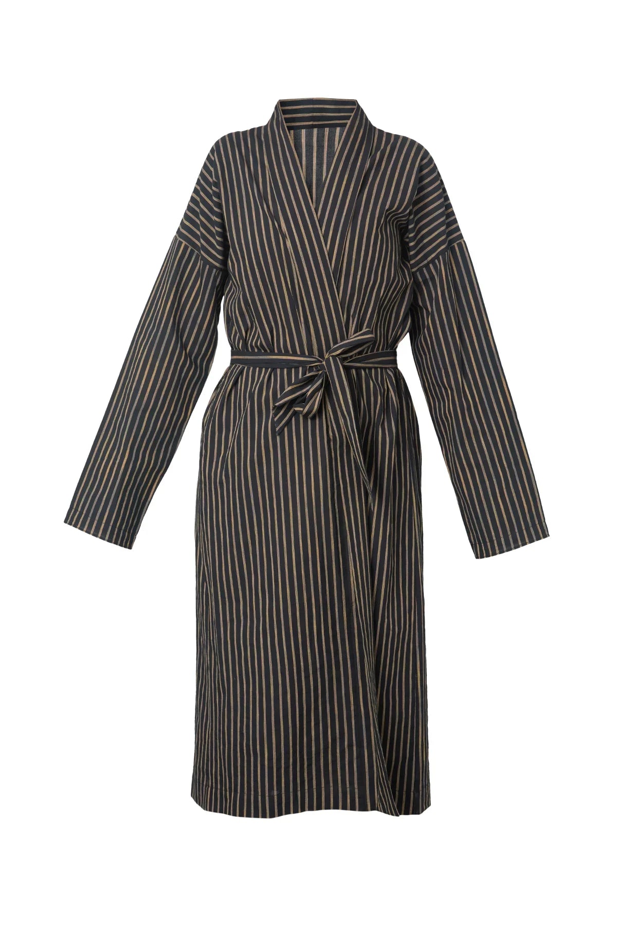 Hollywood Robe | Black Striped