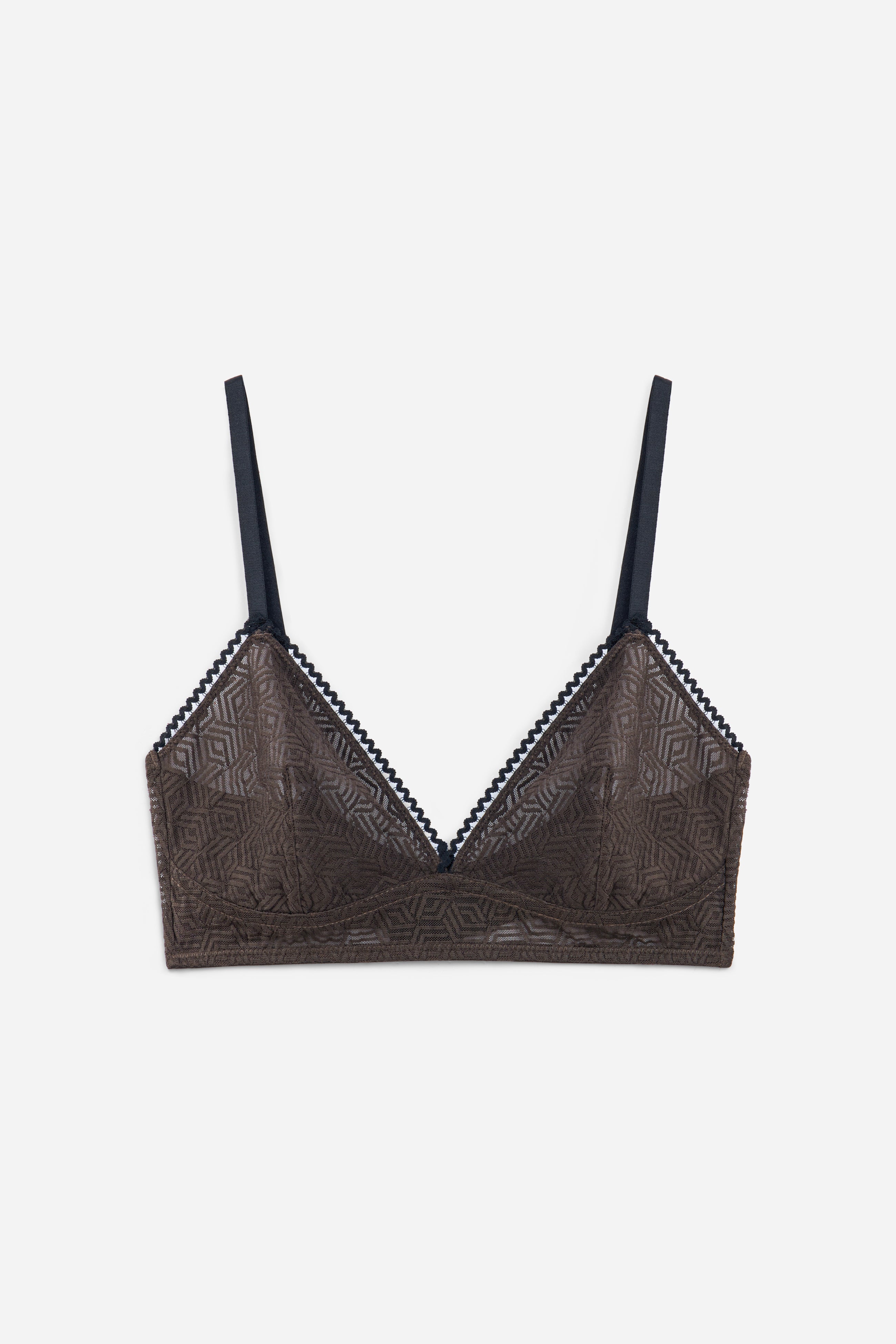 Synergy Soft Triangle Bra | Turkish Coffee