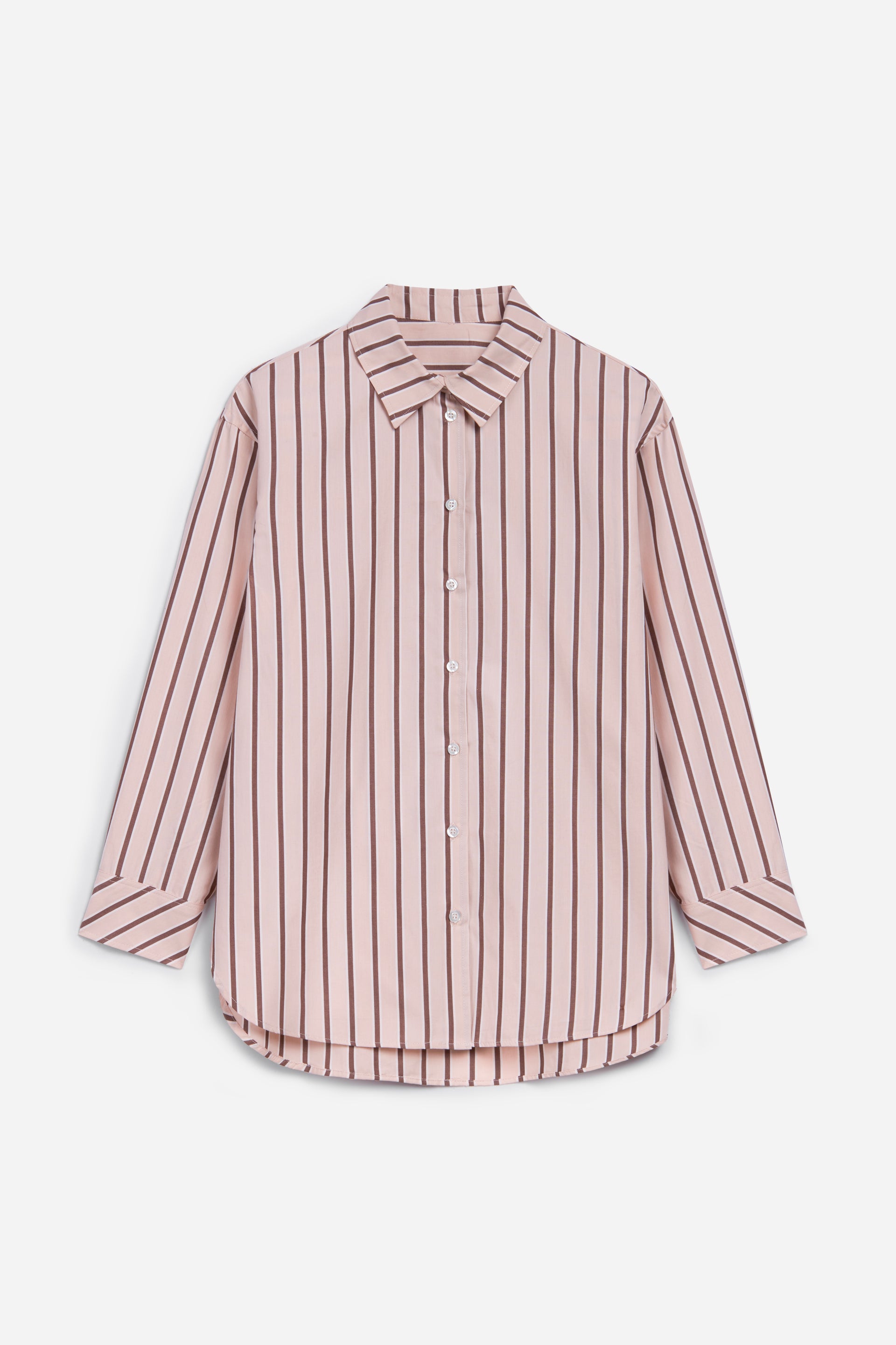 Weekend Striped PJ Set Soft & Brown