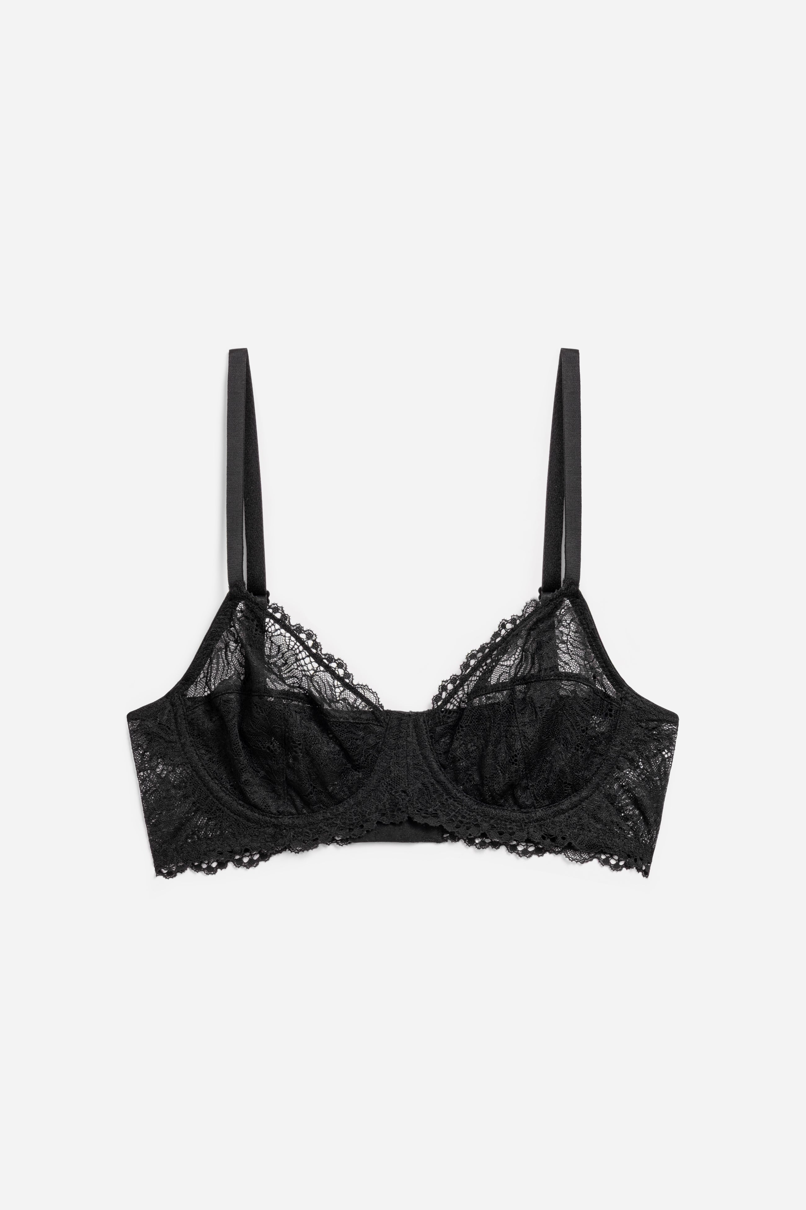 Zinnia Underwire Full Cup Bra | Black