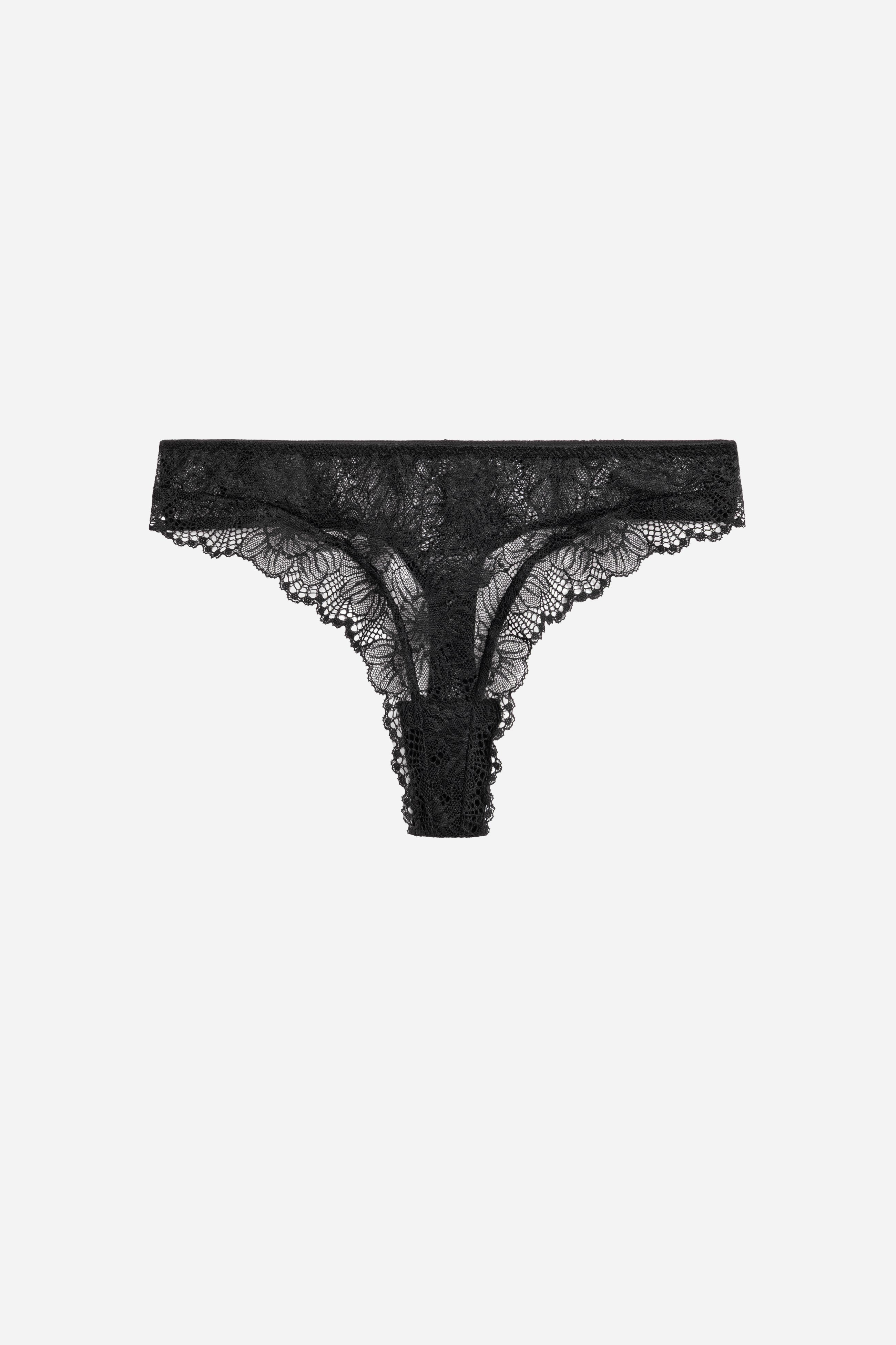 Zinnia Thong | Black