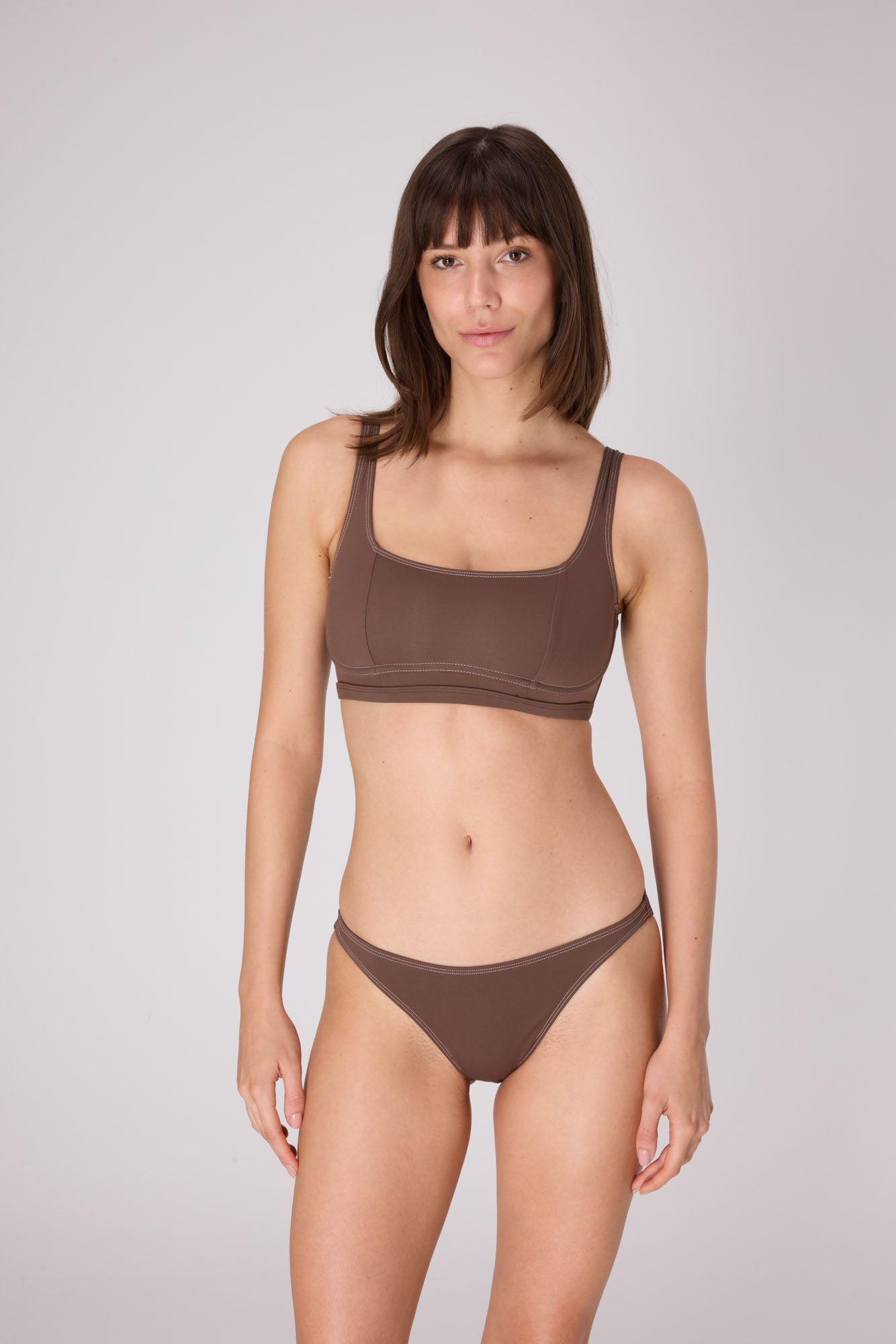 Kelly Underwire Bandeau Bikini Top | Choco
