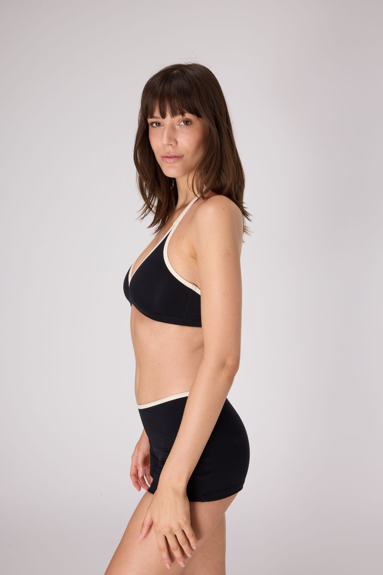 Sandra Boyshort Bikini Bottom | Black