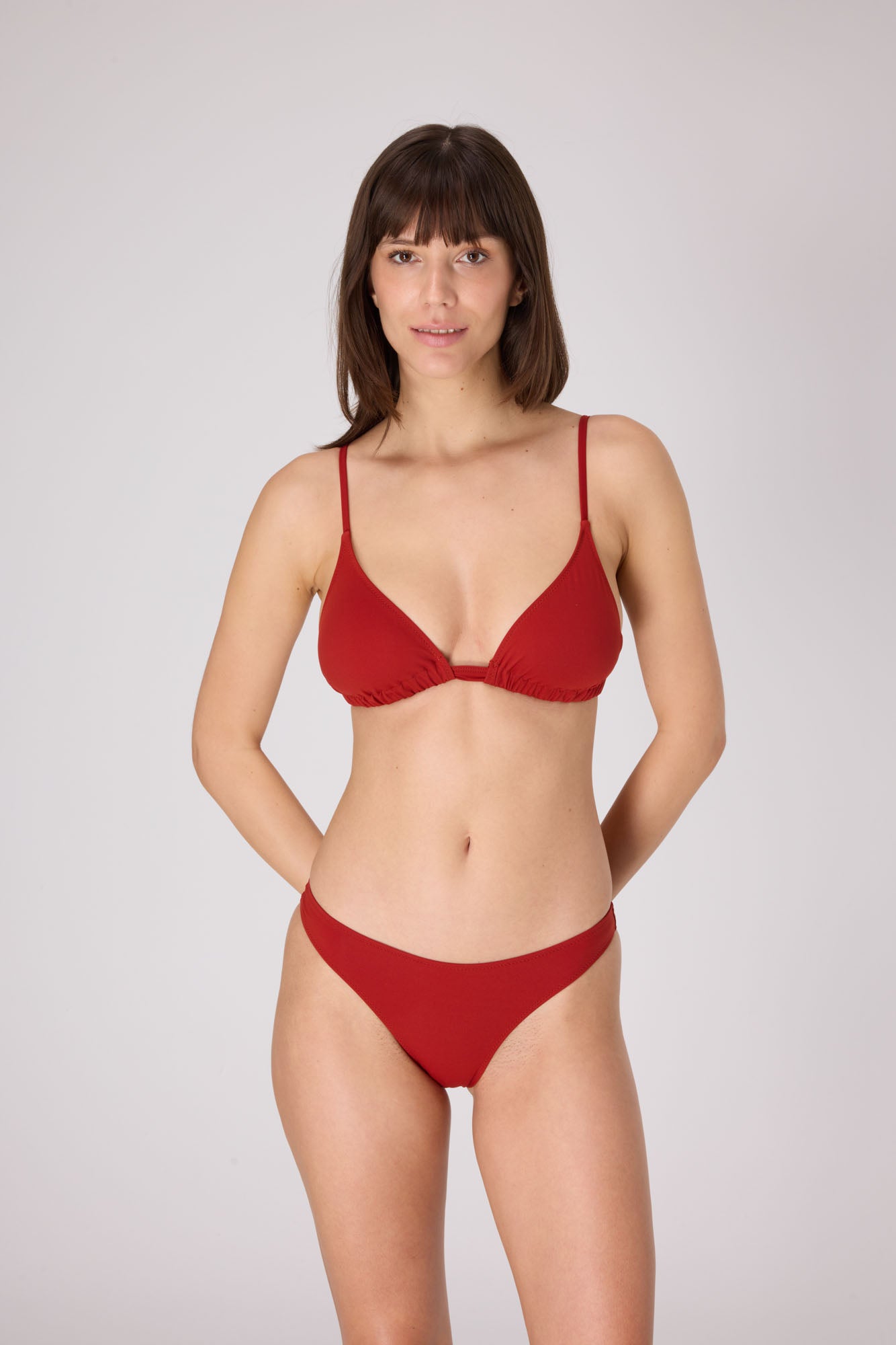 Essential Bikini Low Rise Bottom | Crimson