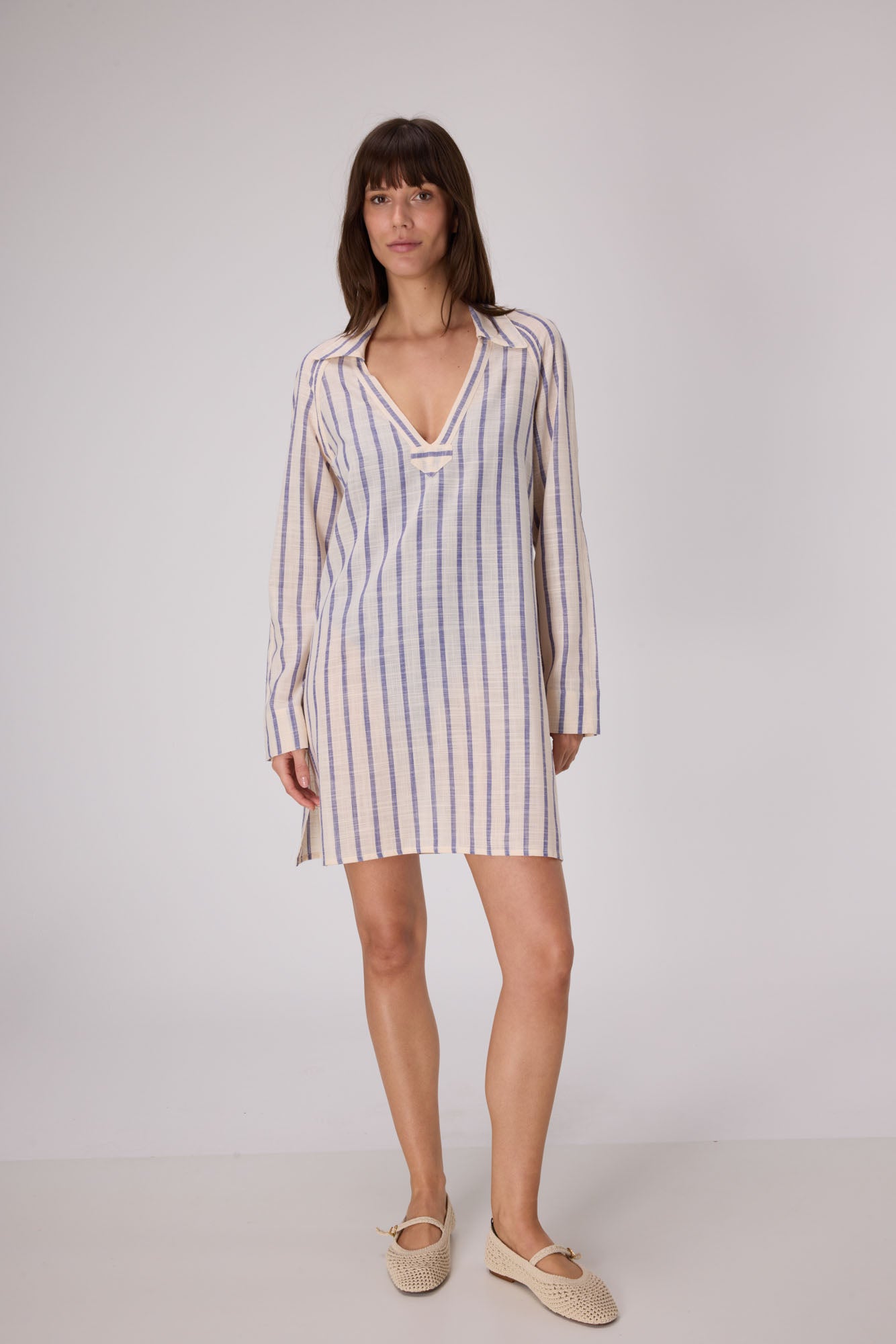 Horizon Cover up Midi Dress  | Iris