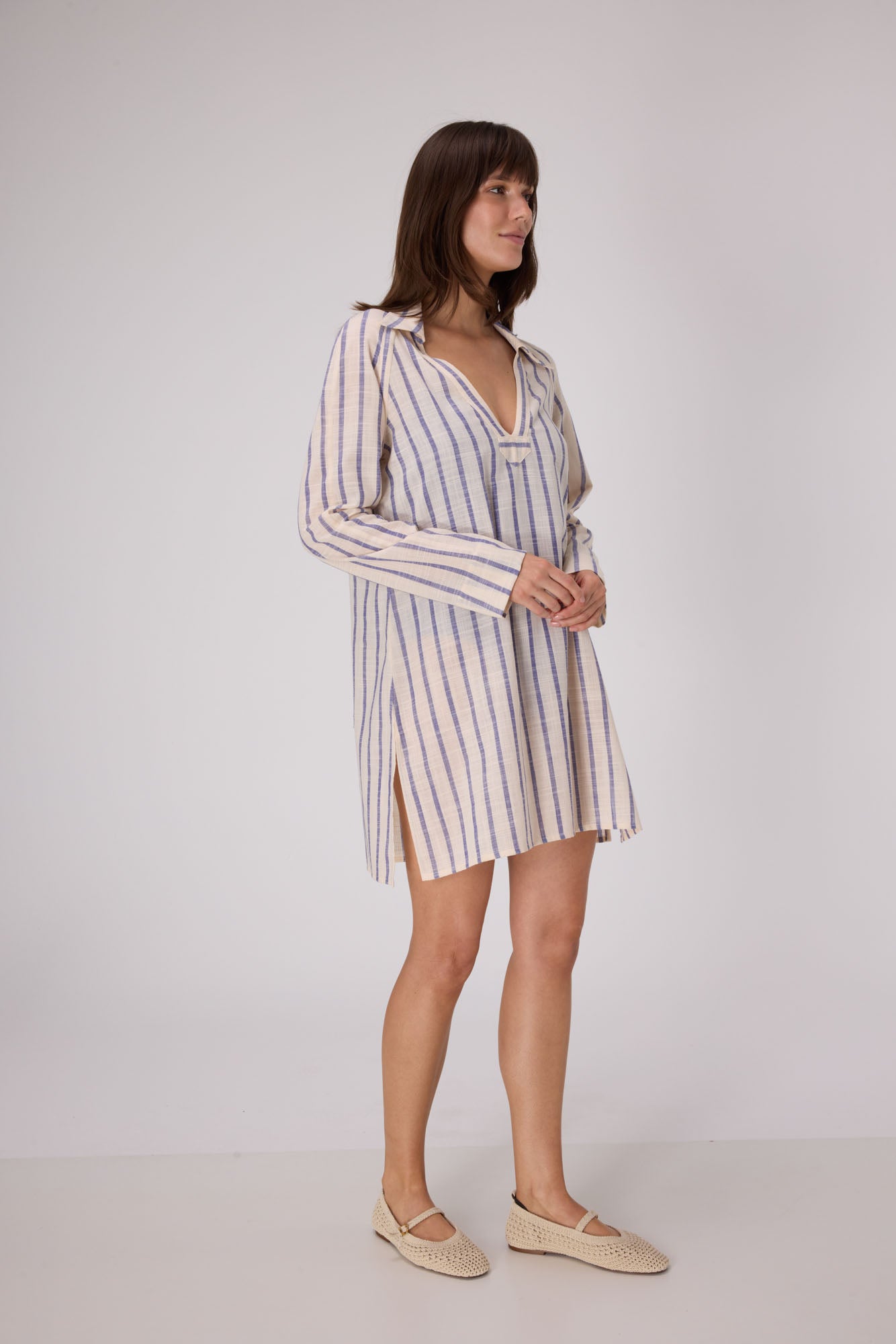 Horizon Cover up Midi Dress  | Iris