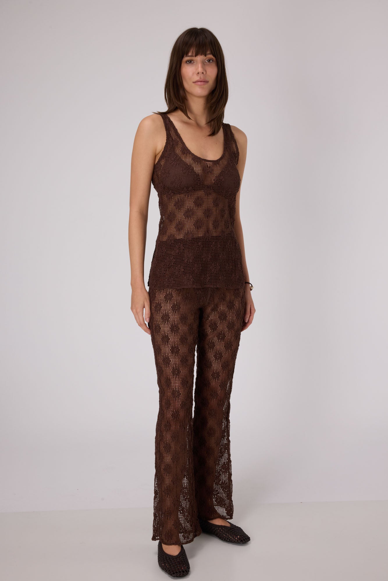 Handloom Pants  | Choco