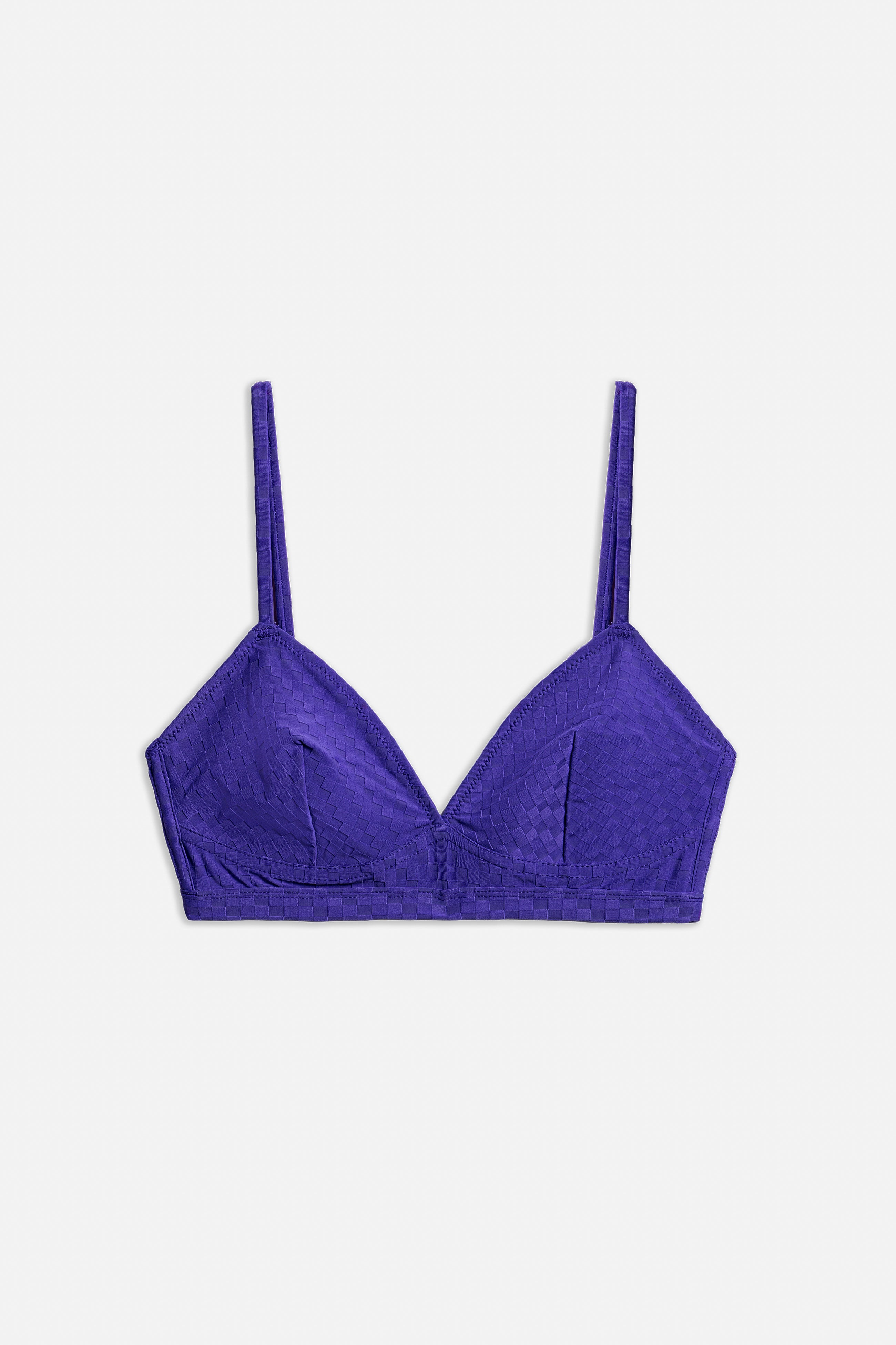 Mosaic Triangle Bikini Top | Iris