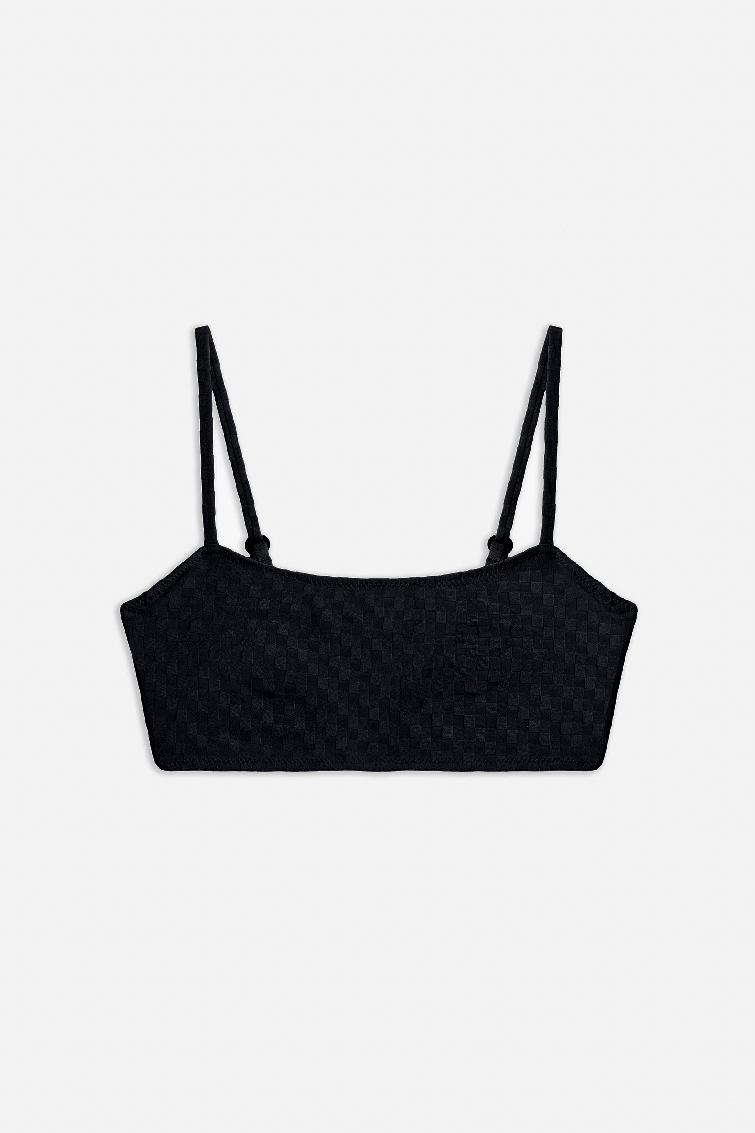 Mosaic Hidden U/W Bikini Top | Black