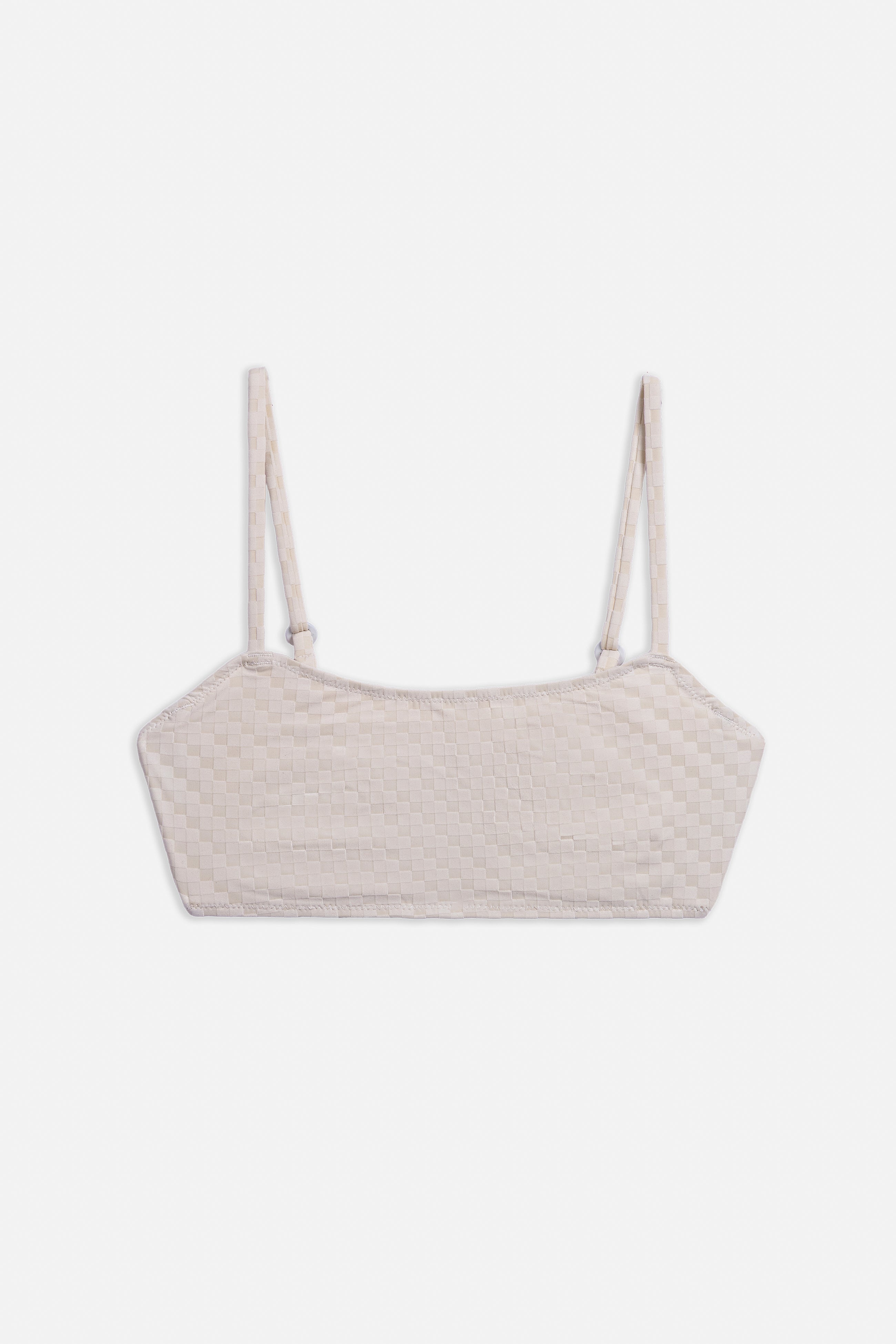 Mosaic Hidden U/W Bikini Top | Cream