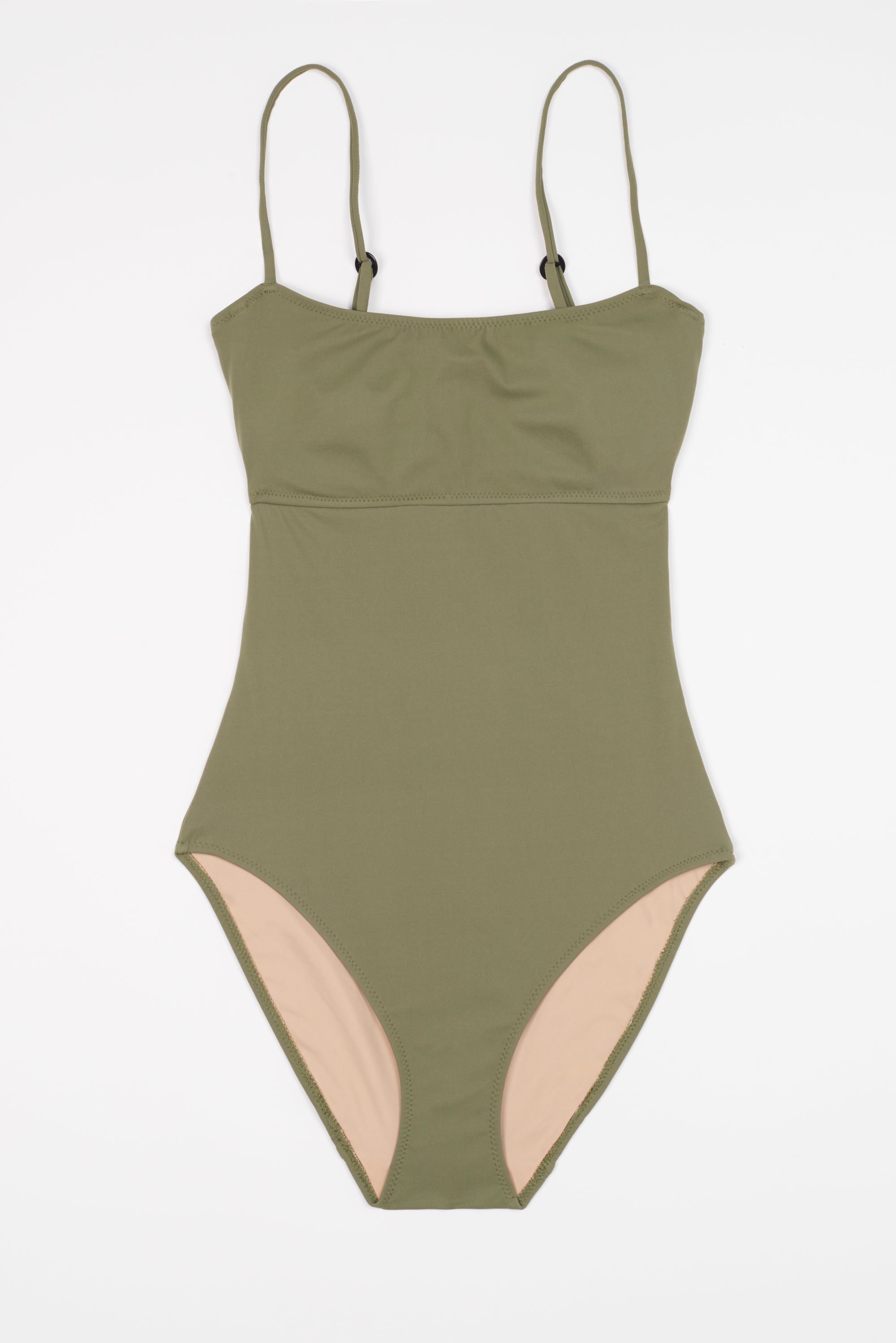 Essential U/W Cut Out One Piece Suit | Olive