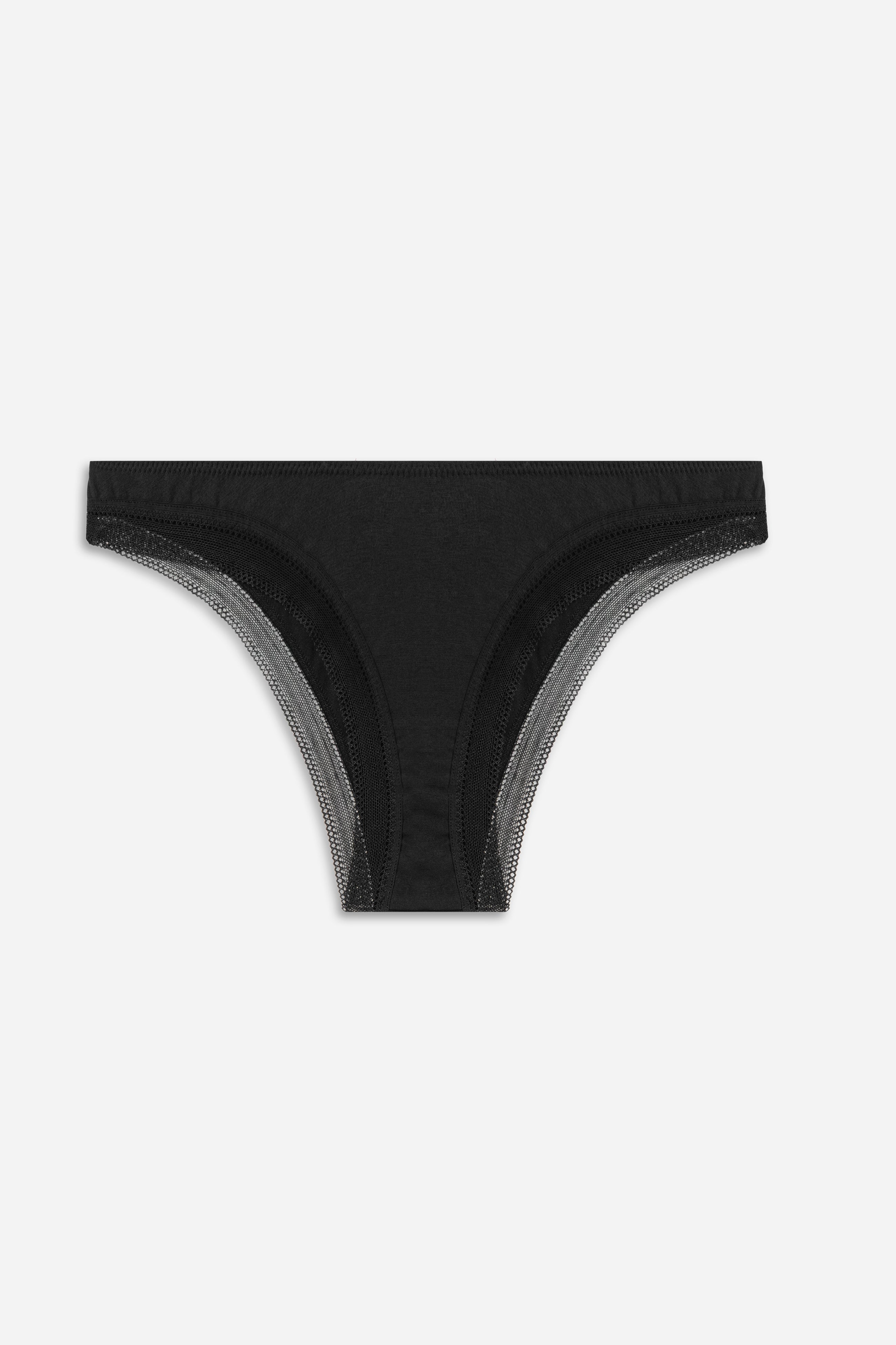 Signature Cotton Cheeky Brief | Black