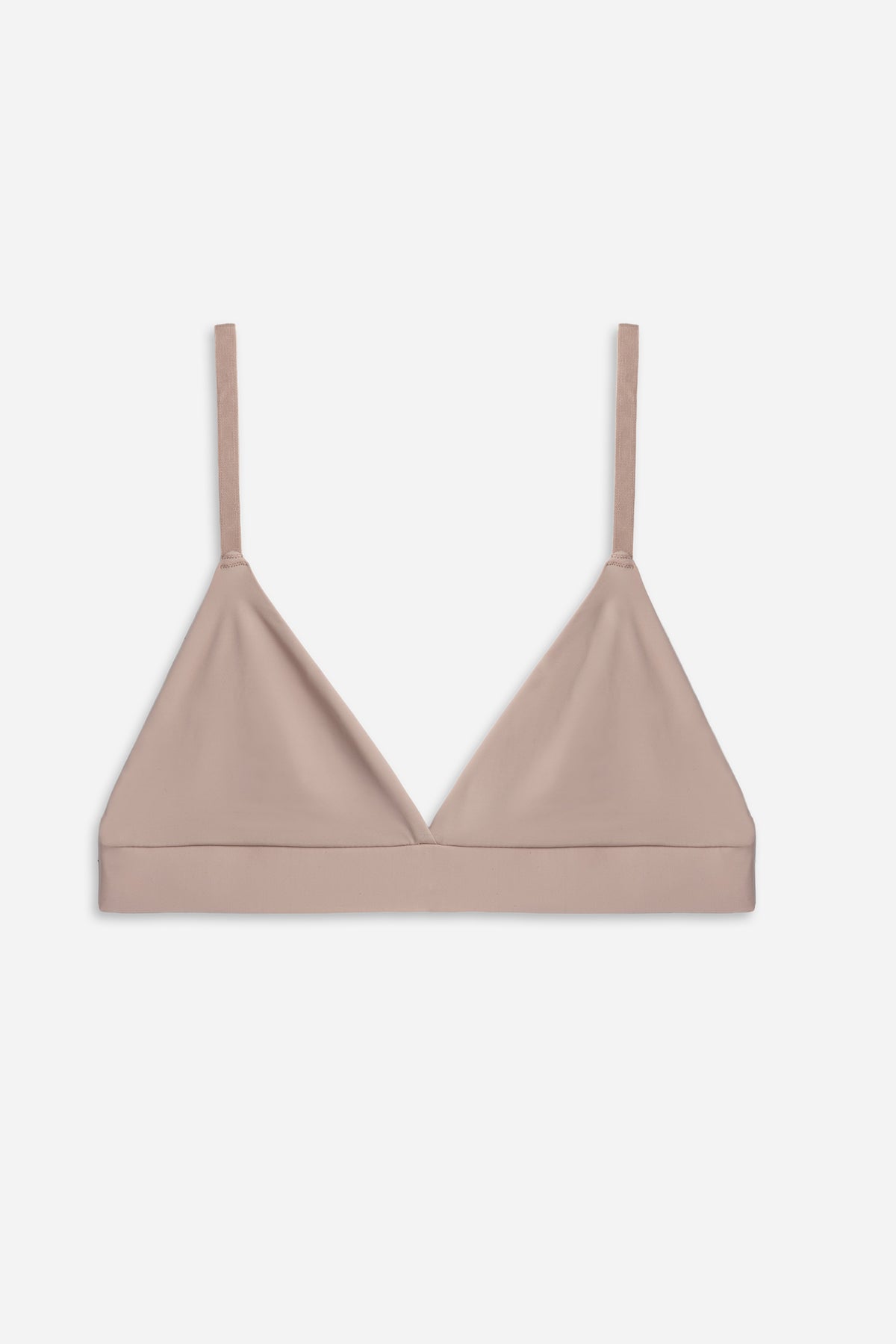 Nano Soft Deep Plunge Bra | Nude