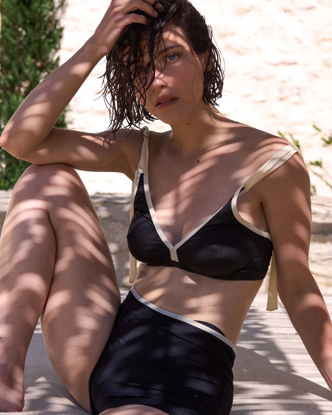 Sandra Boyshort Bikini Bottom | Black