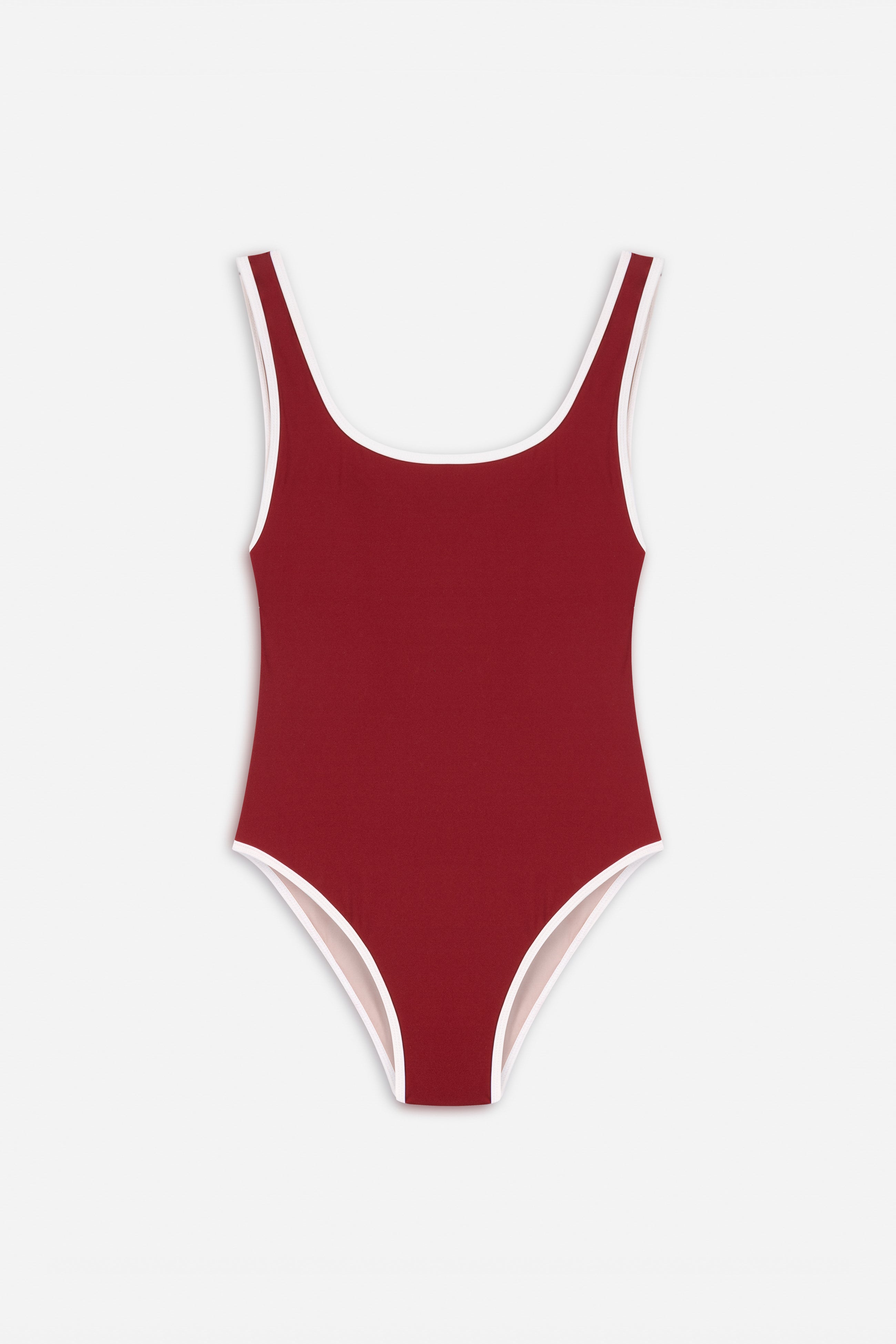 Sandra One Piece Suit | Crimson