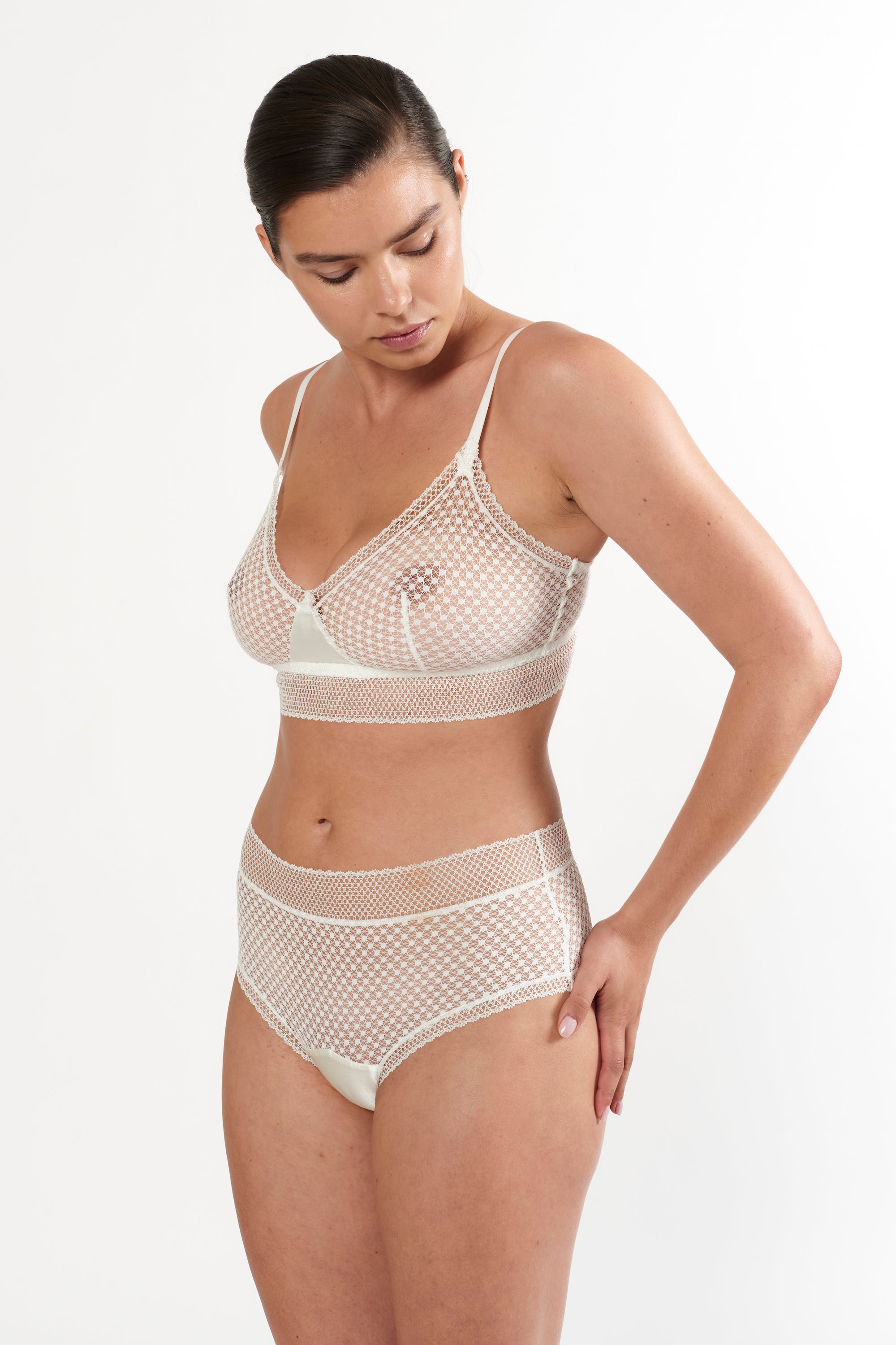 Bella Soft Cup Triangle Bra | Ivory