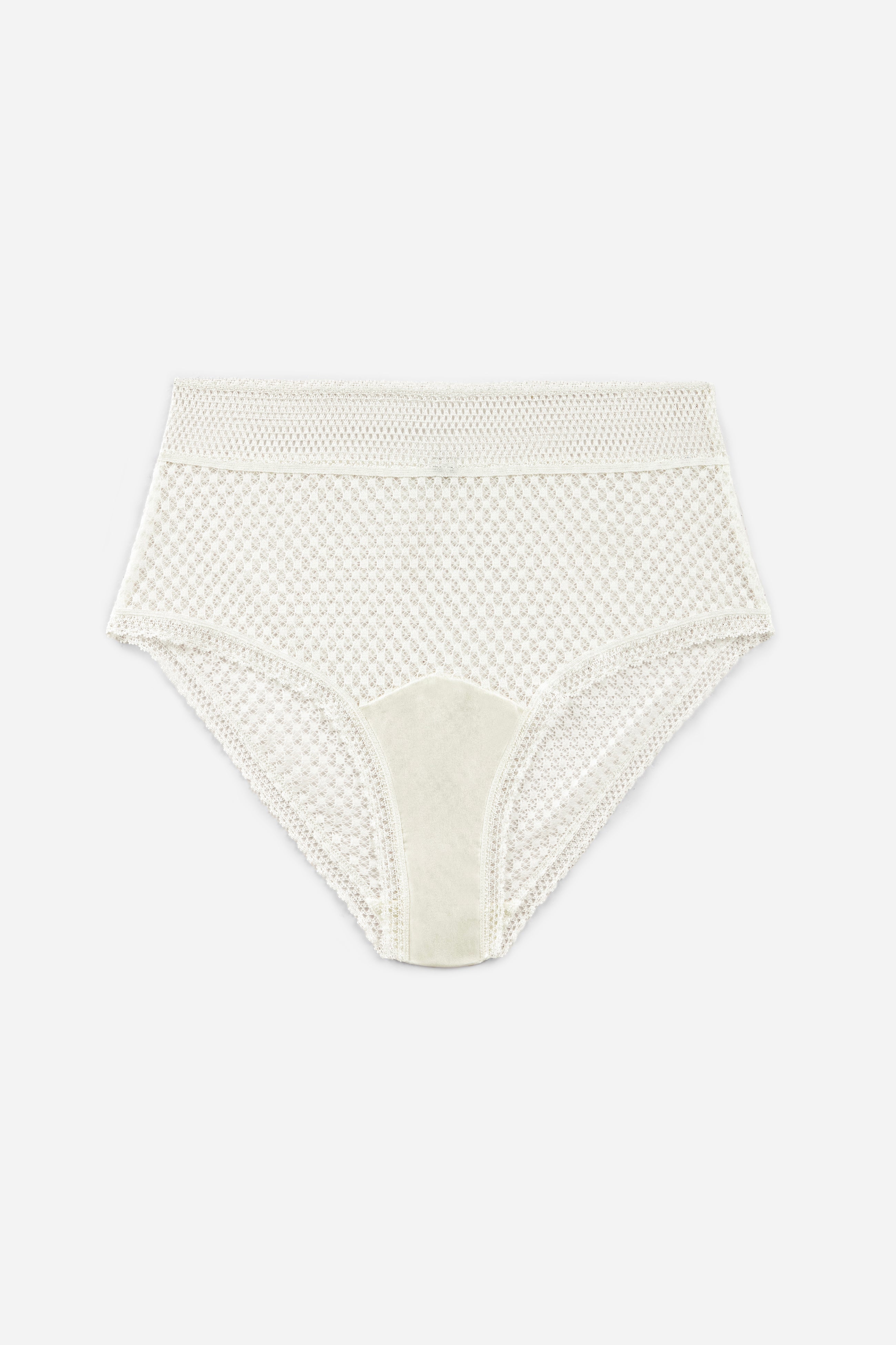 Bella High Waist Brief | Ivory