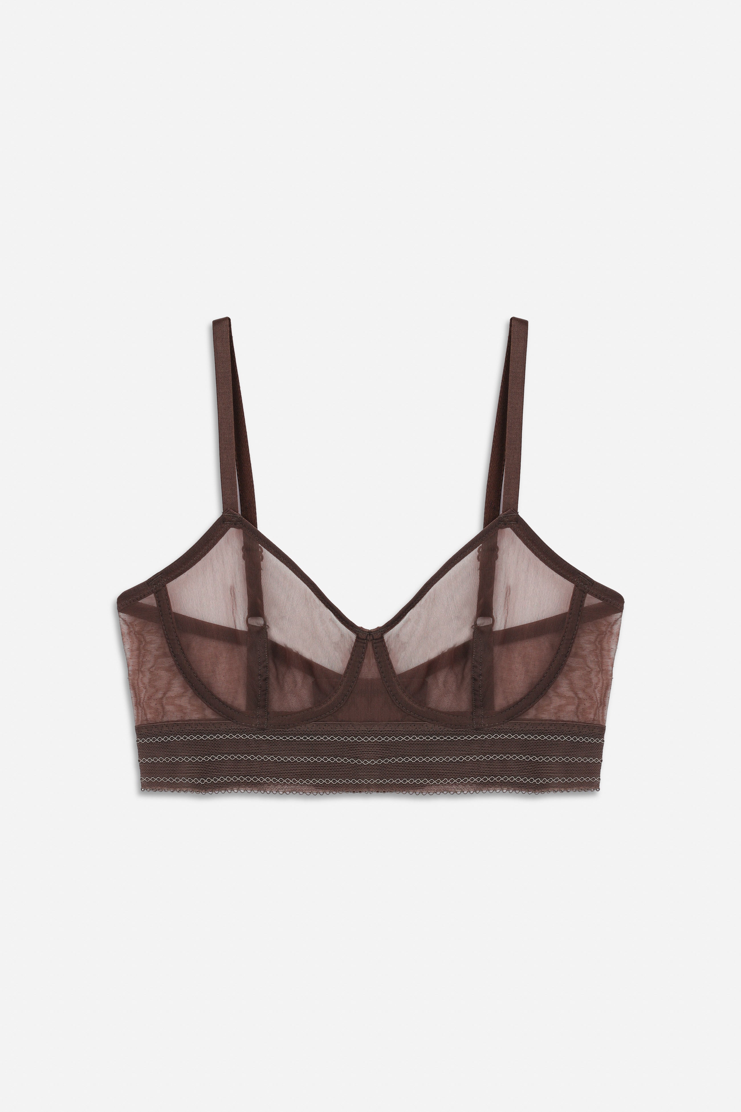 Bare Underwire Longline Bra | Choco