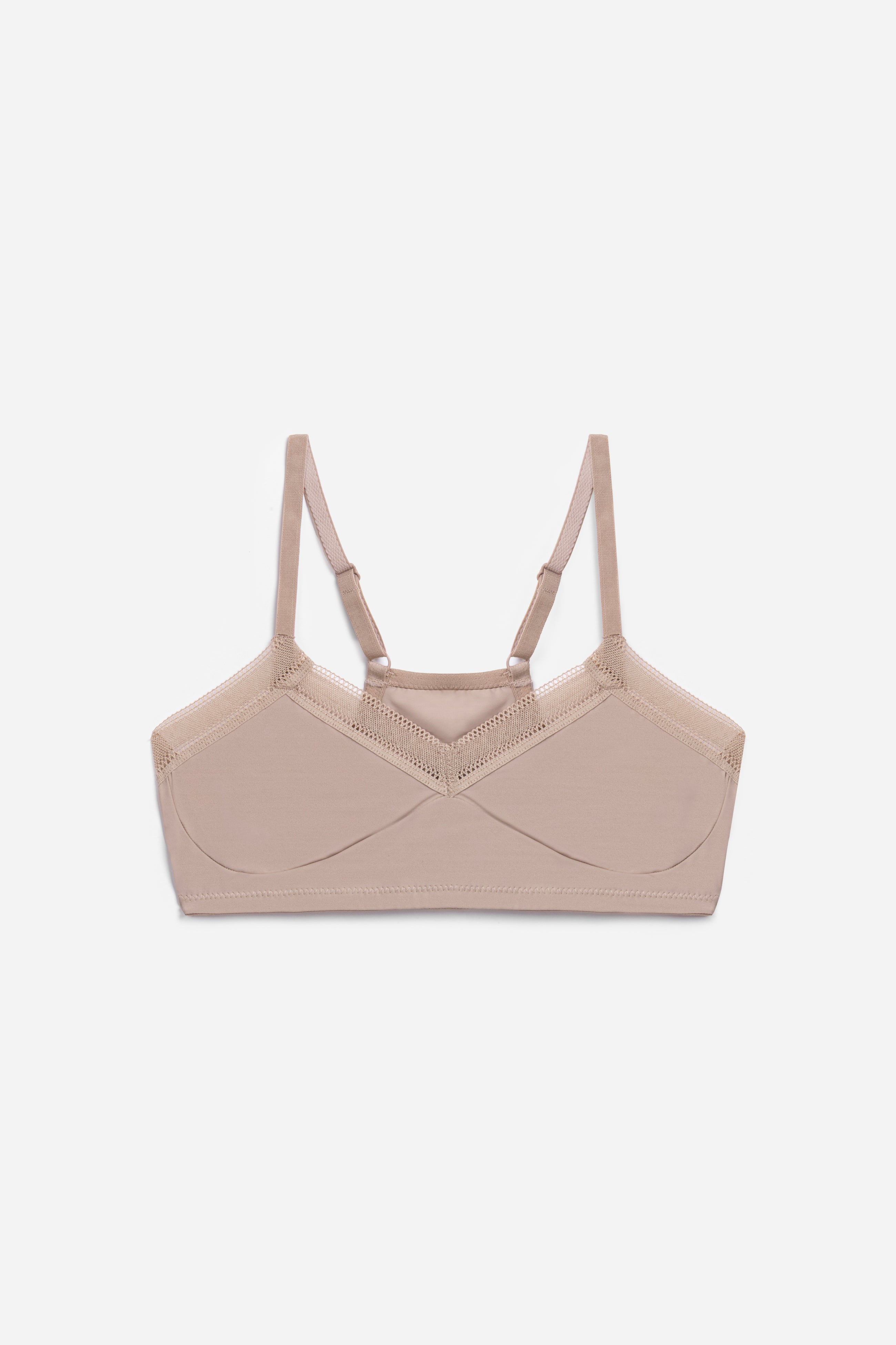 Nano Racerback Bra | Nude