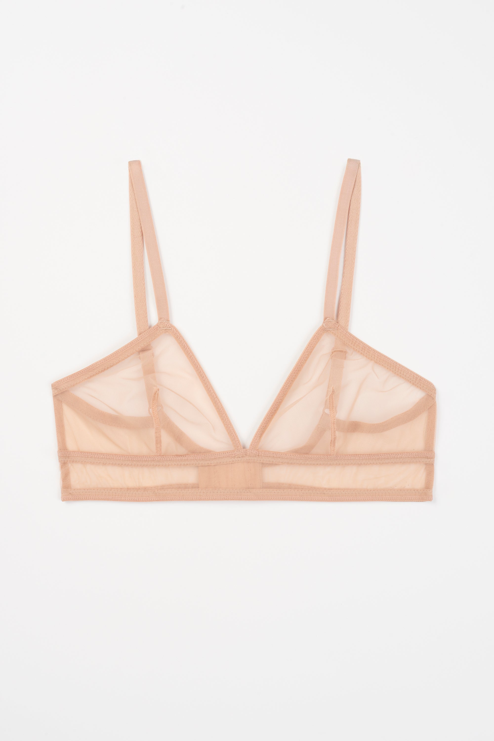 Bare Minimal Soft Triangle Bra | Powder