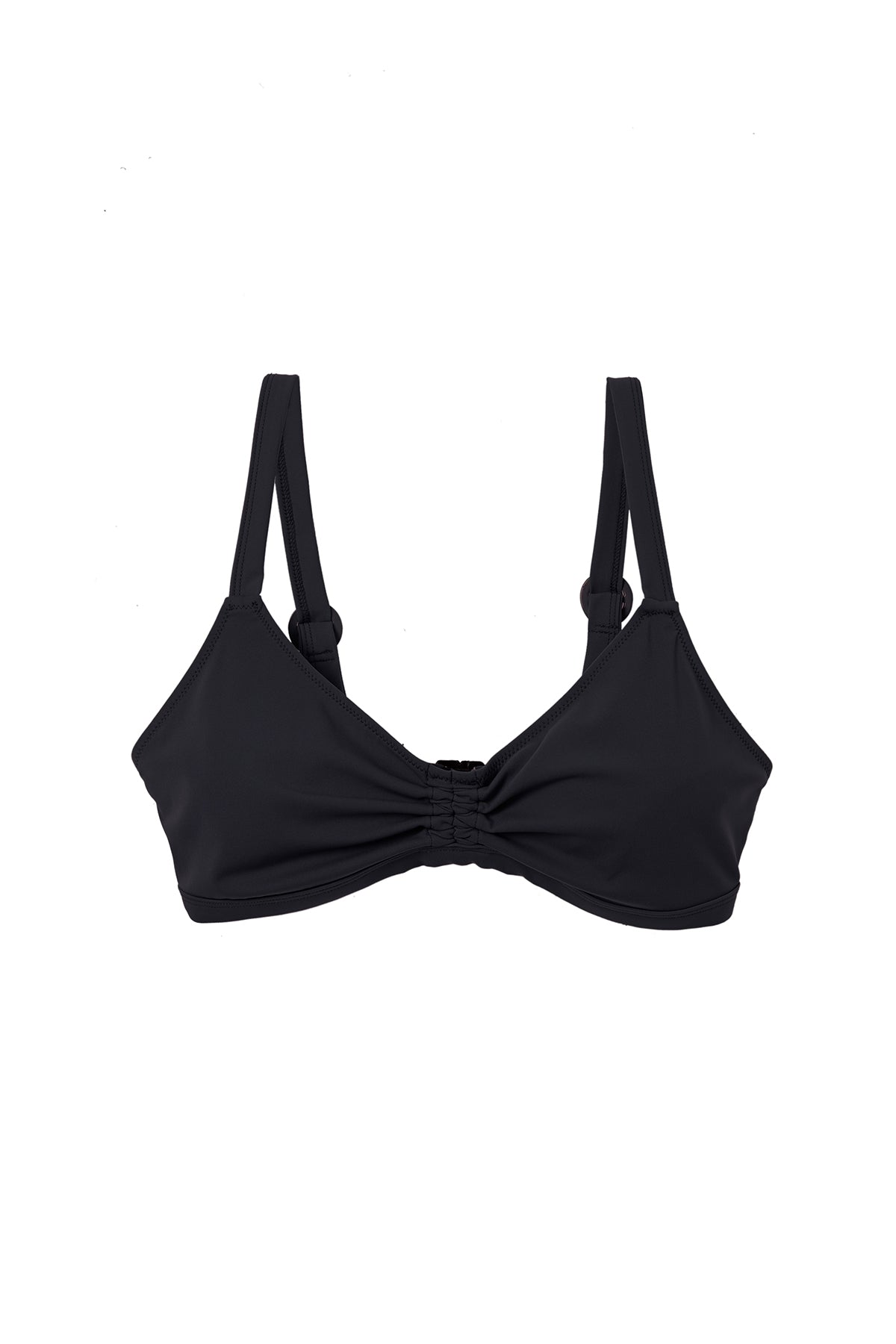 Olivia Ruched Triangle Bikini Top